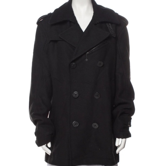 DIESEL Peacoat in Black XXL - Picture 1 of 3